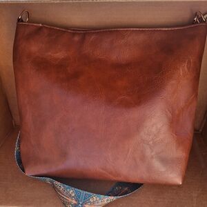 Brown Leather Shoulder Bag
